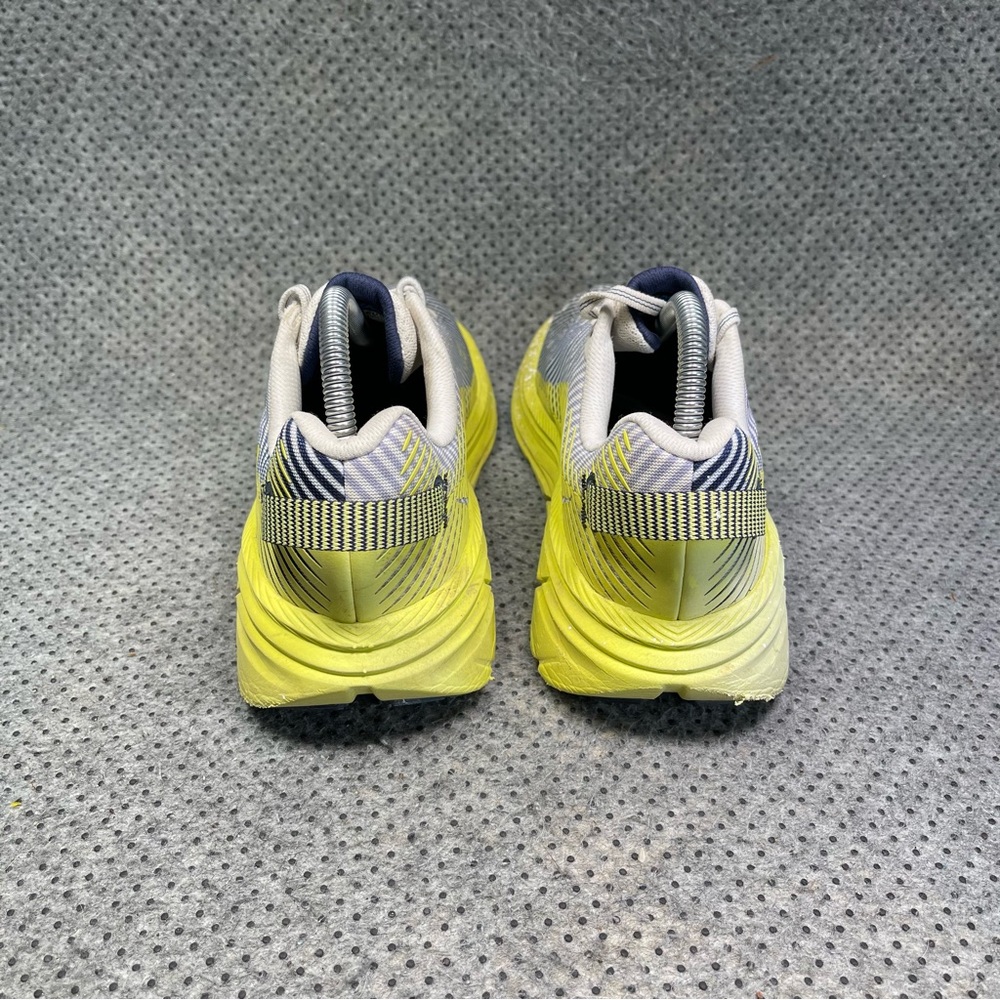 Hoka One One Rincon 2 Grey Neon Running Shoes Size 8.5 Women’s - Picture 7 of 10
